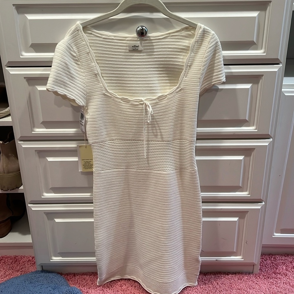 Wilfred white dress